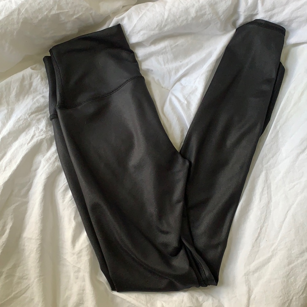 ALO leather looking leggings